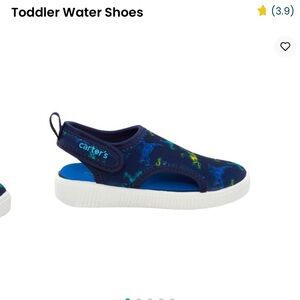 🏡NWT water shoes size 4 toddler with Dino